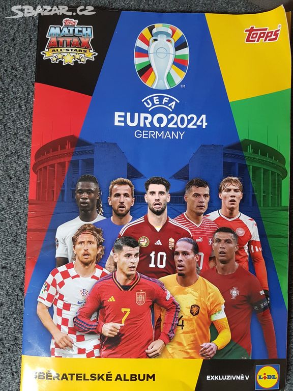 Fotbalové kartičky Lidl Euro 2024