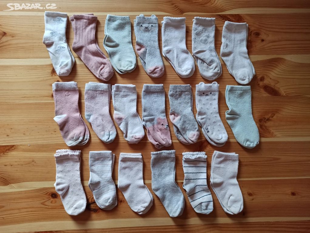 Dětské ponožky 20 ks
