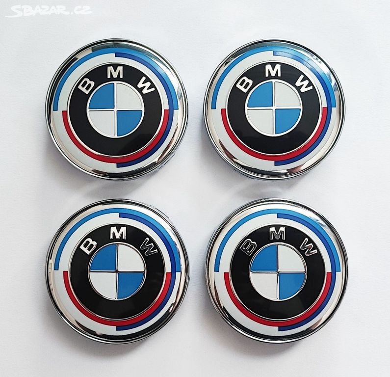 BMW středové pokličky 50th Anniversary 60mm