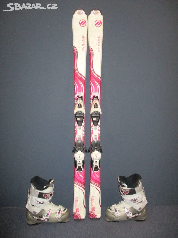 Juniorské lyže DYNAMIC ELVE 150cm + Lyžáky 26,5cm