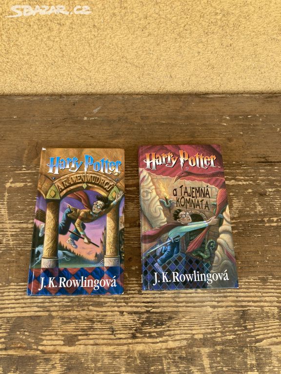 2x kniha Harry Potter a kámen mudrců/tajemná komna