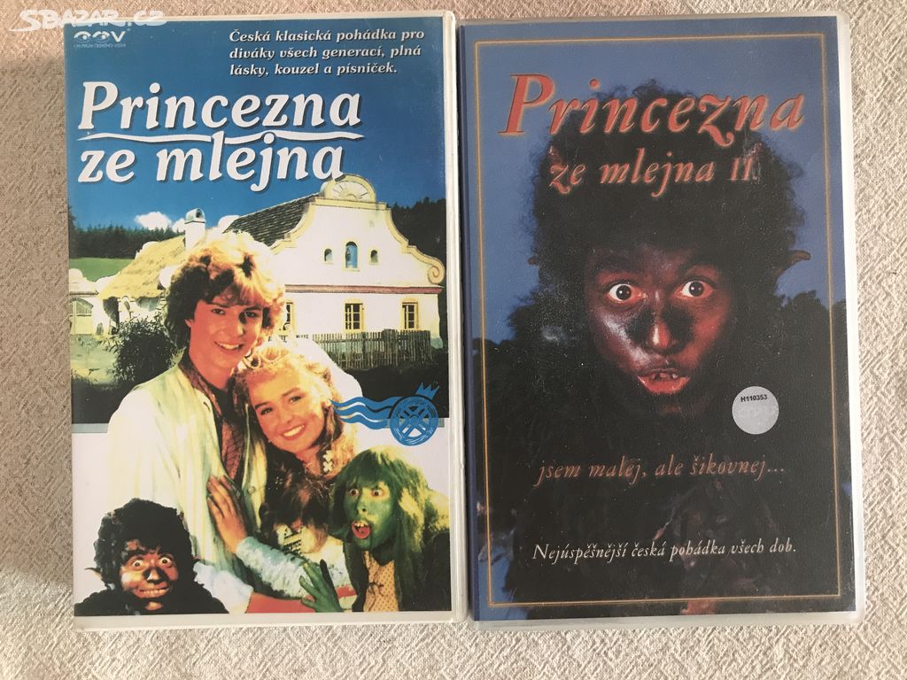 VHS Princezna ze mlejna 1+2.
