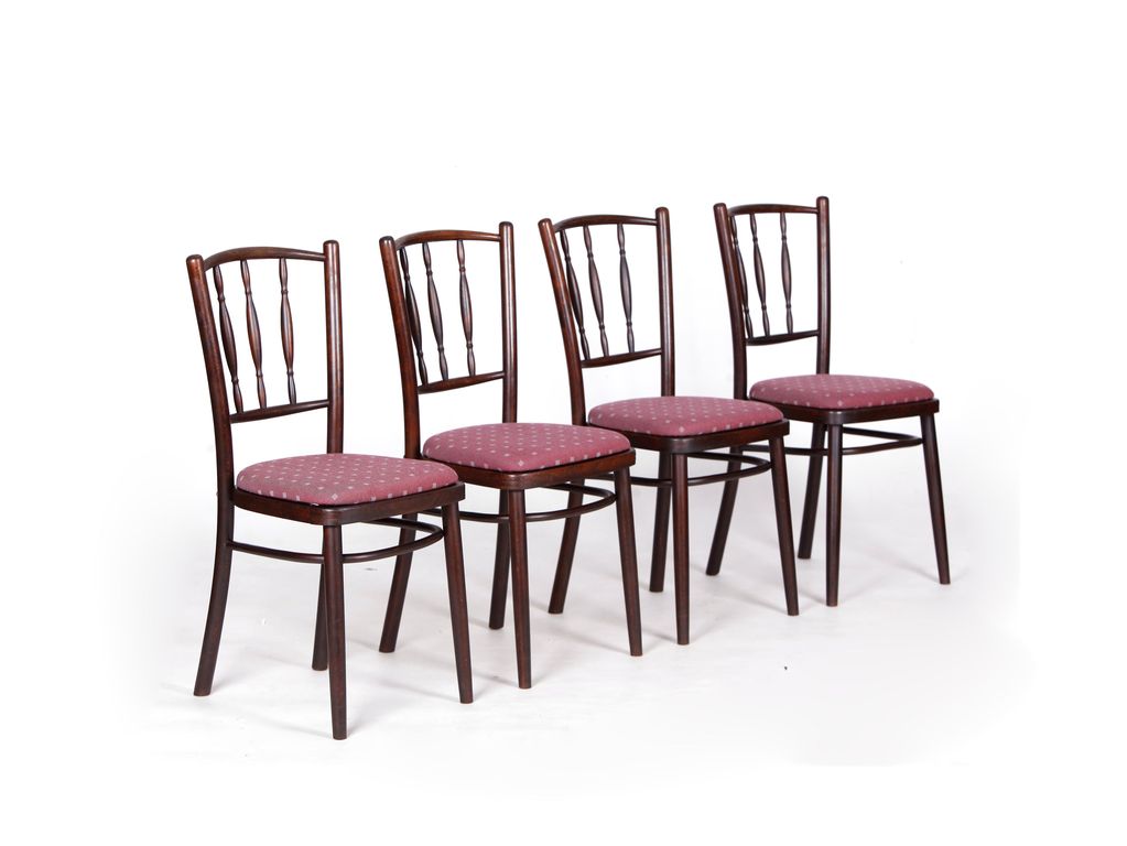 [ 4141 ] Židle TATRA, nové čalounění, 4 kusy.