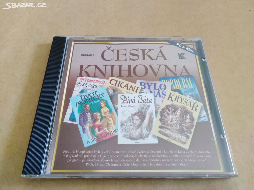 ČESKÁ KNIHOVNA -PC CD-ROM - 100 knih české klasiky
