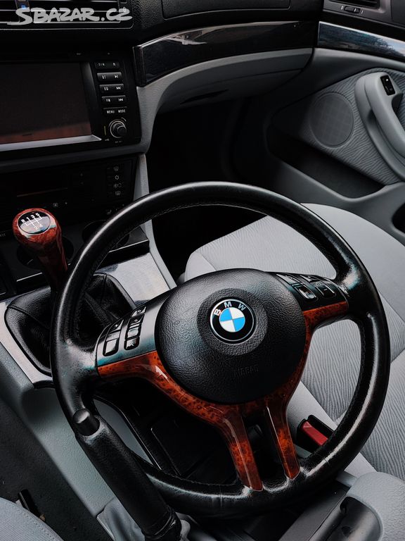 Volant BMW E39 Tříramínko Dřevodekor Airbag TOP