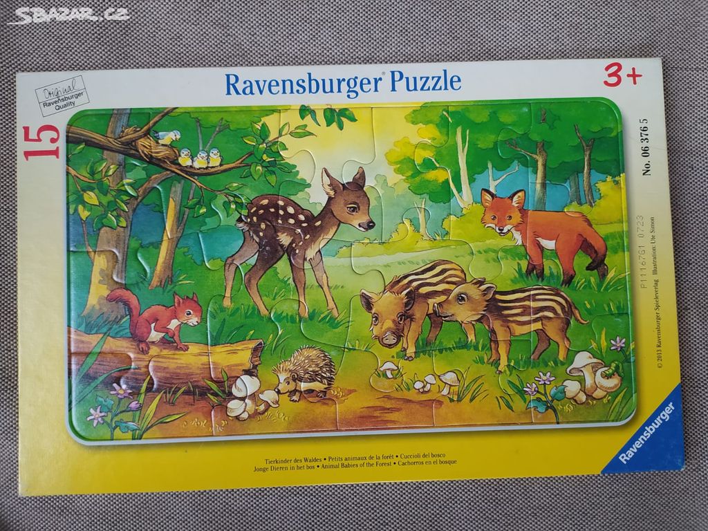 Ravensburger puzzle Les pro nejmenší 15 dílků 3+