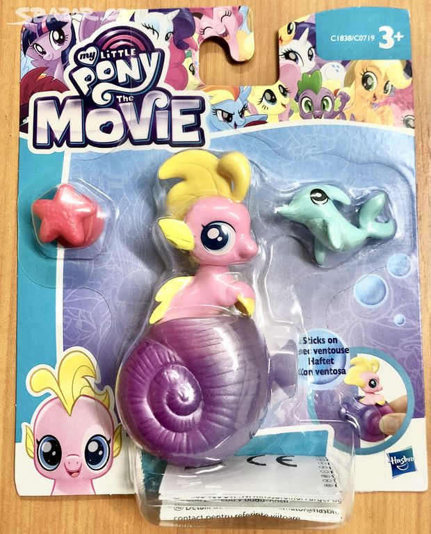 Nový My Little Pony Movie mořský koník s přísavkou