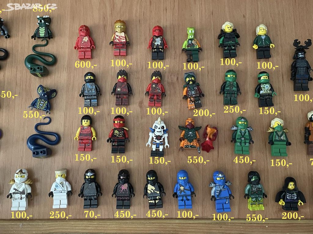 LEGO Ninjago originální minifigurky NOVÉ/VYSTAVENÉ