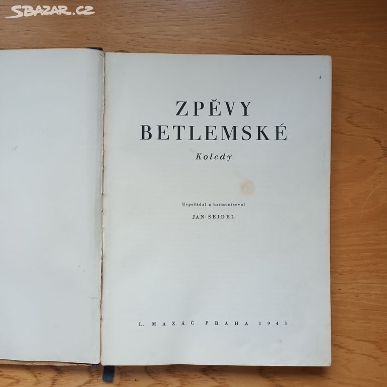 Jan Seidel - Zpěvy betlémské. Koledy