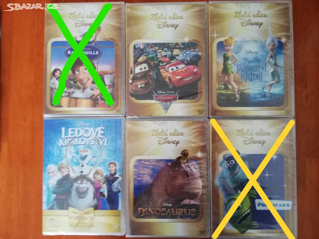 DVD Zlatá edice Disney