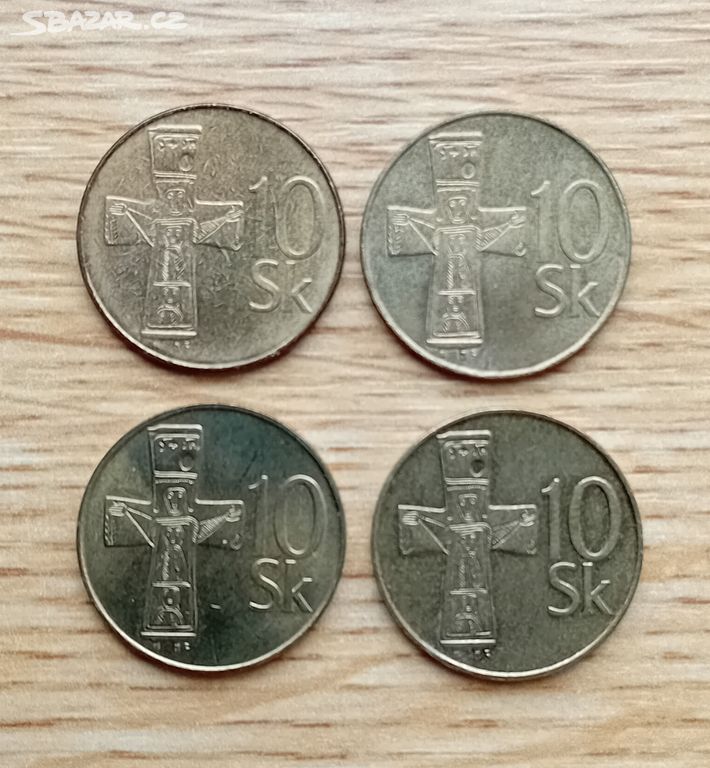 Mince Slovenská republika 10 Sk 1993 až 2003