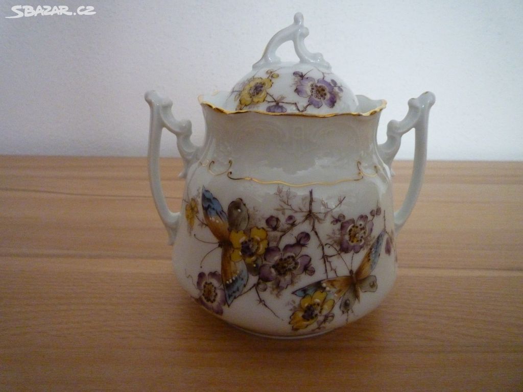 Prodám porcelánovou cukřenku s pokličkou