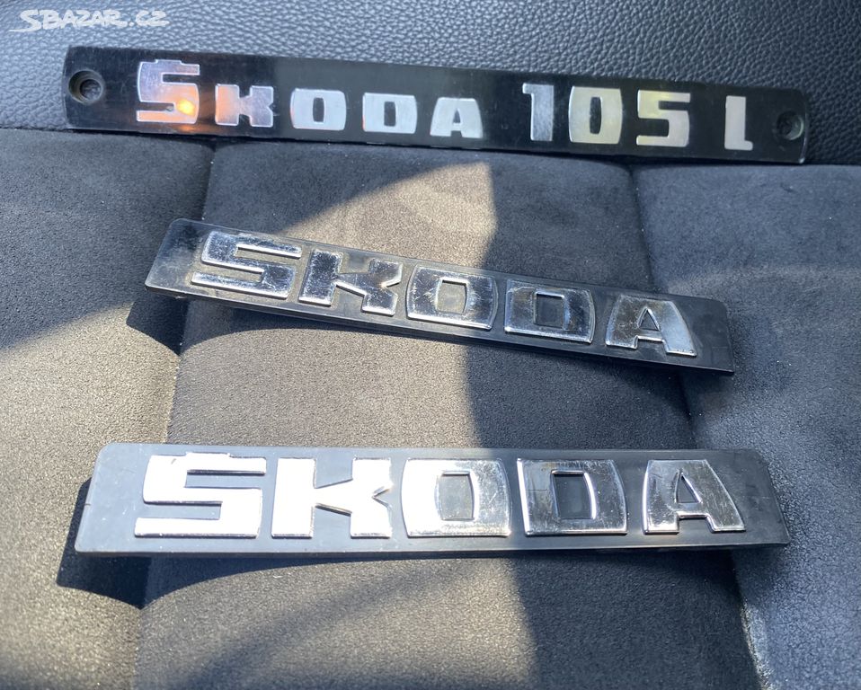 Škoda 105 nápisy - nové originální