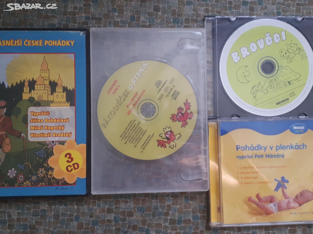 Pohádky na CD .. originální nahrávky