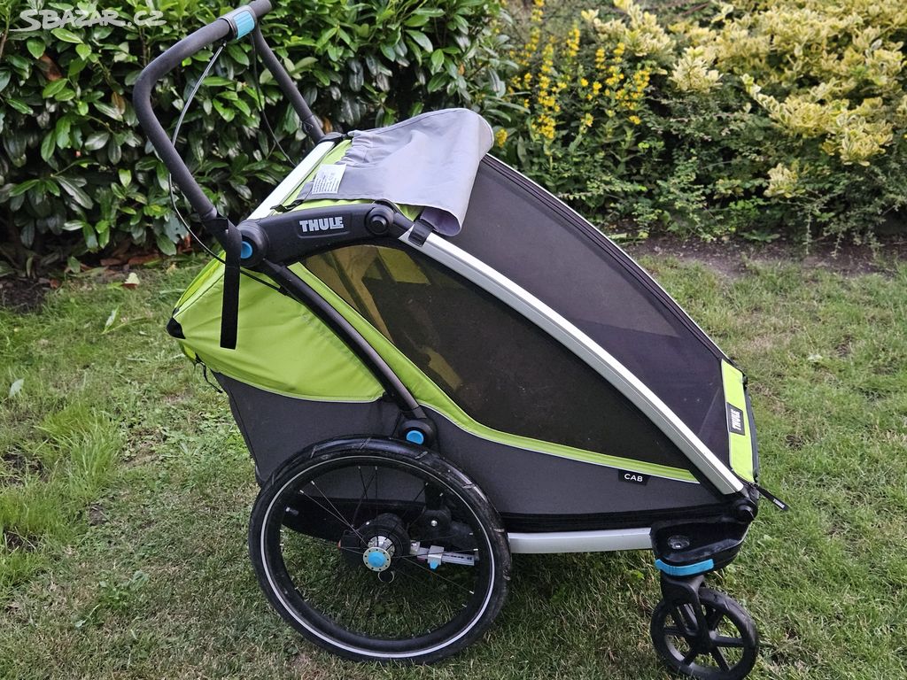 Dětský vozík Thule Chariot Cab 2 Alu Cypress Green