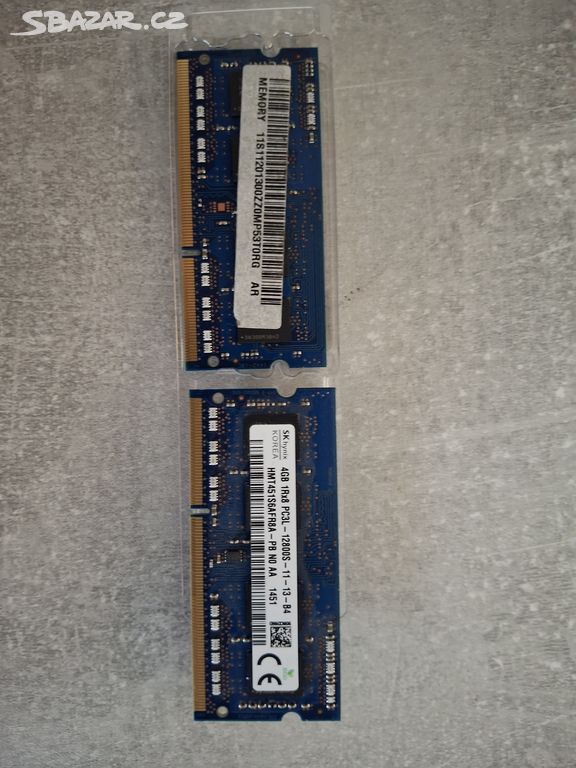 Ram pamět SKhynix2x4GB