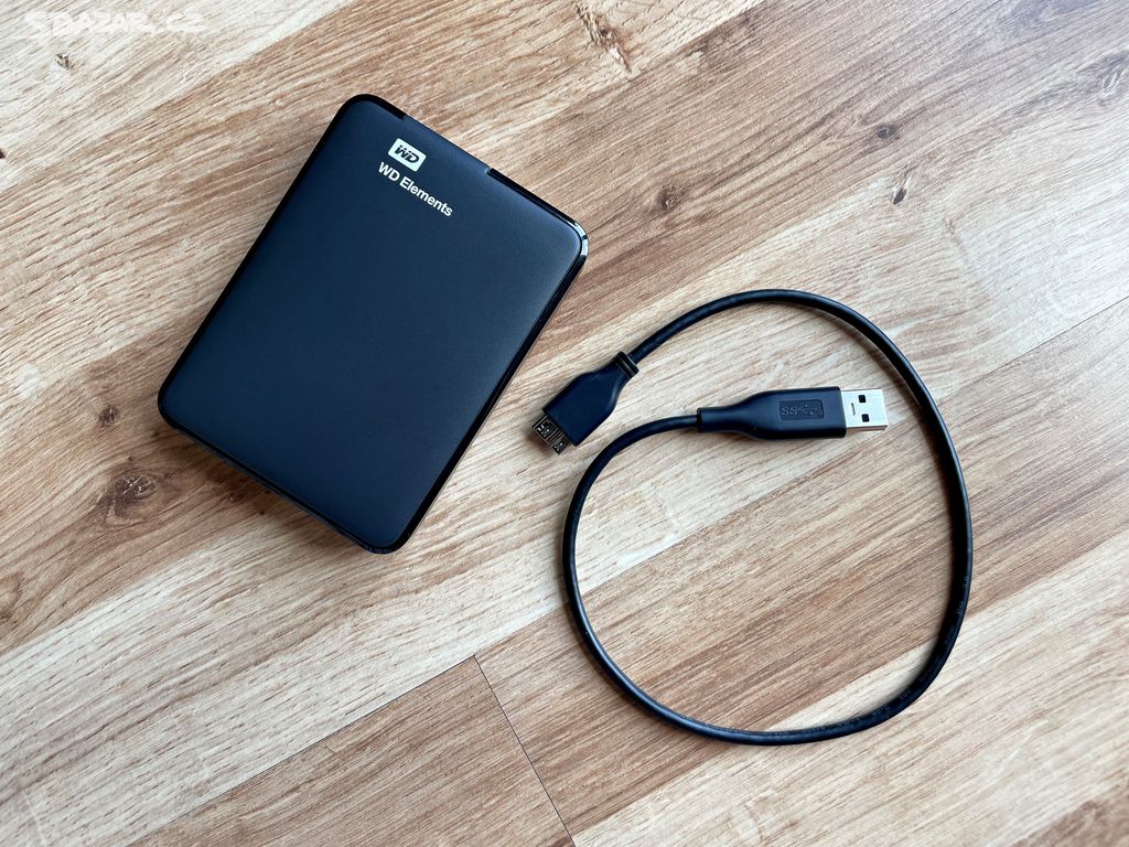 Pevný disk WD Elements Portable 2.5" 3TB, pouzdro