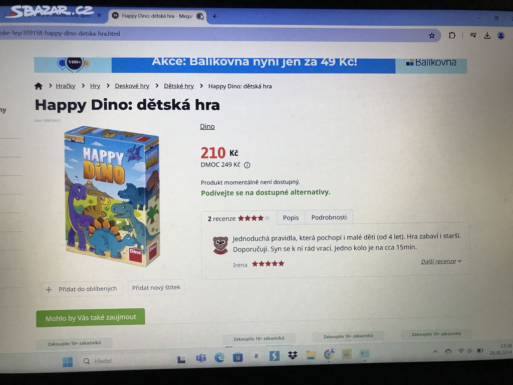 Dětská hra Happy Dino