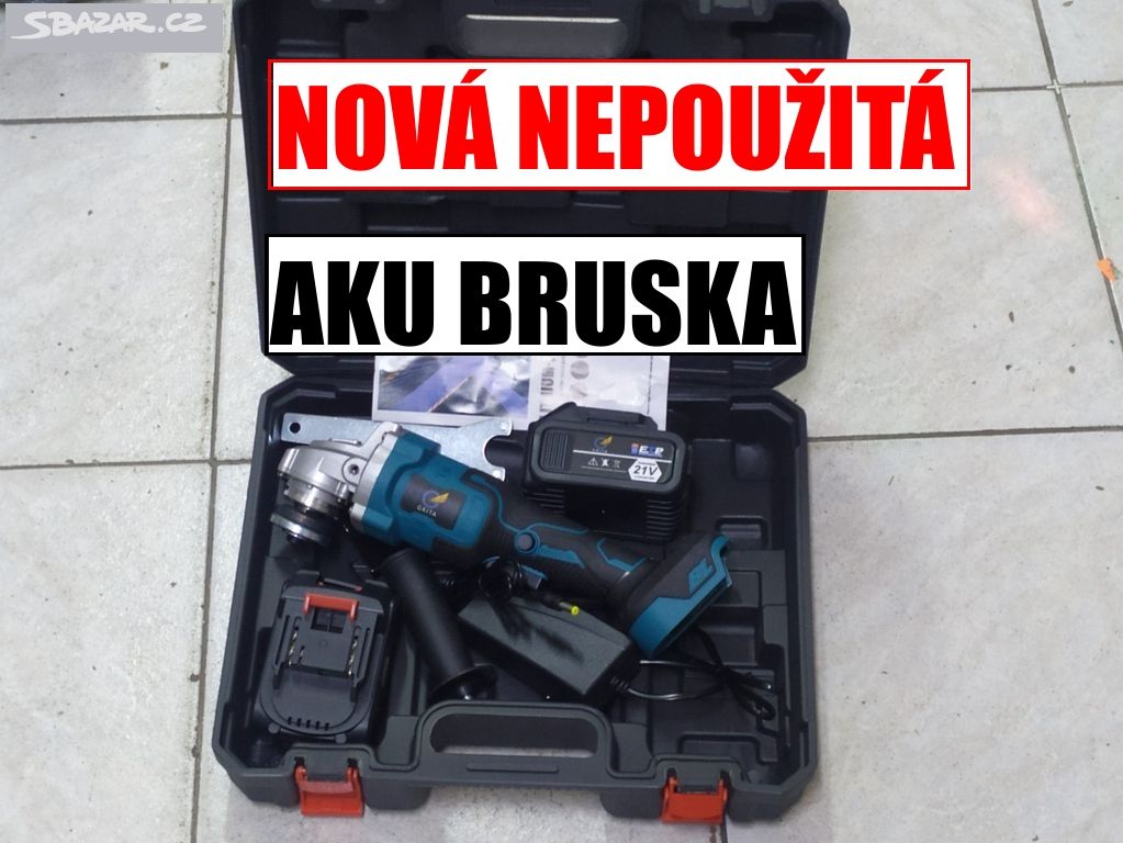 Úhlová bruska 125 - aku sada nová