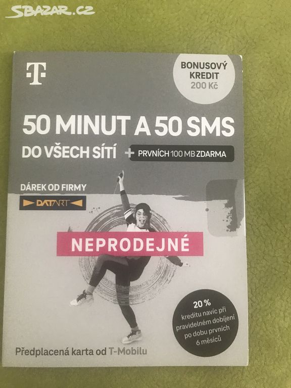 Předplacená karta T-Mobiile