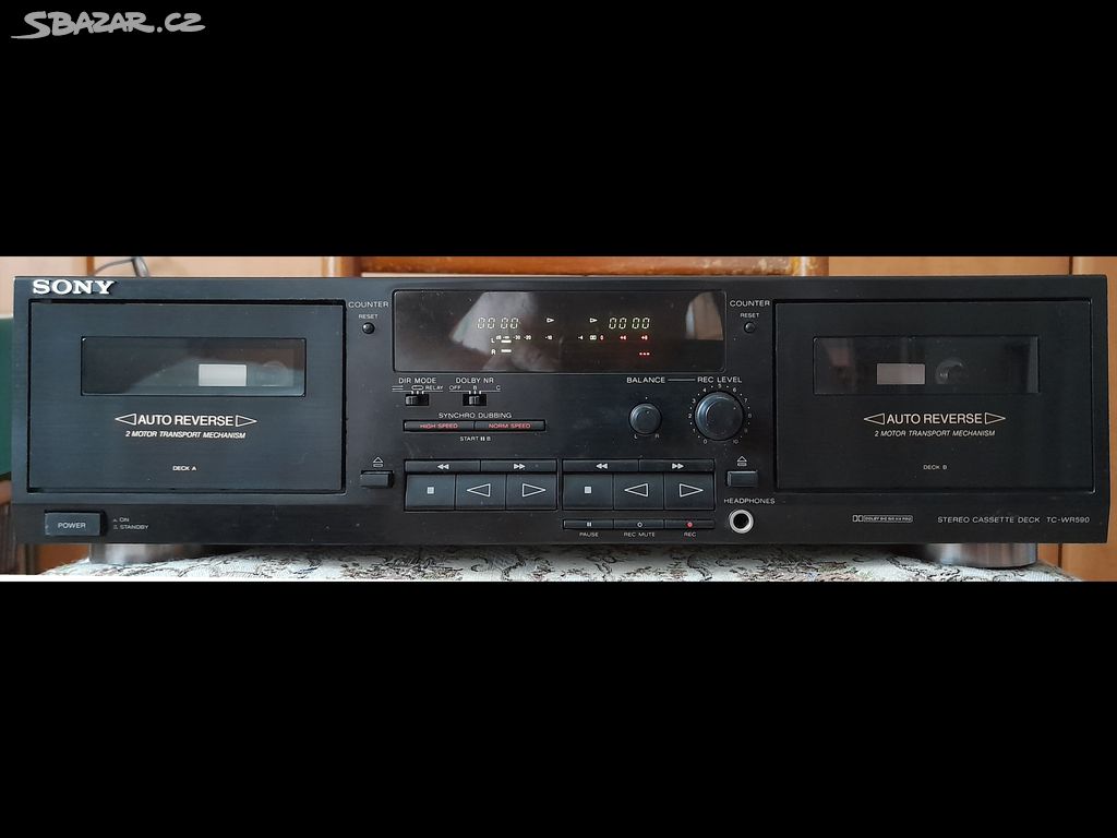 Tape deck Sony TC-WR590 (po servisu)