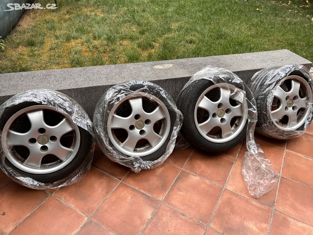 4x Alu kola vč. pneu 195/50 R15