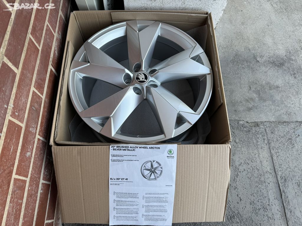 Nová Alu 20" 5x112, orig. Škoda ARCTOS, Sleva 40%