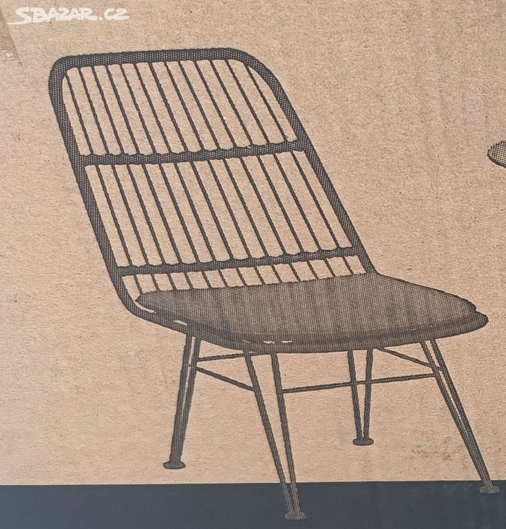 Zahradní balkonové židle TAKONE - nové