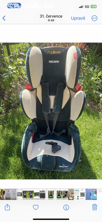 Detska autosedacka Recaro 9-18 Kg