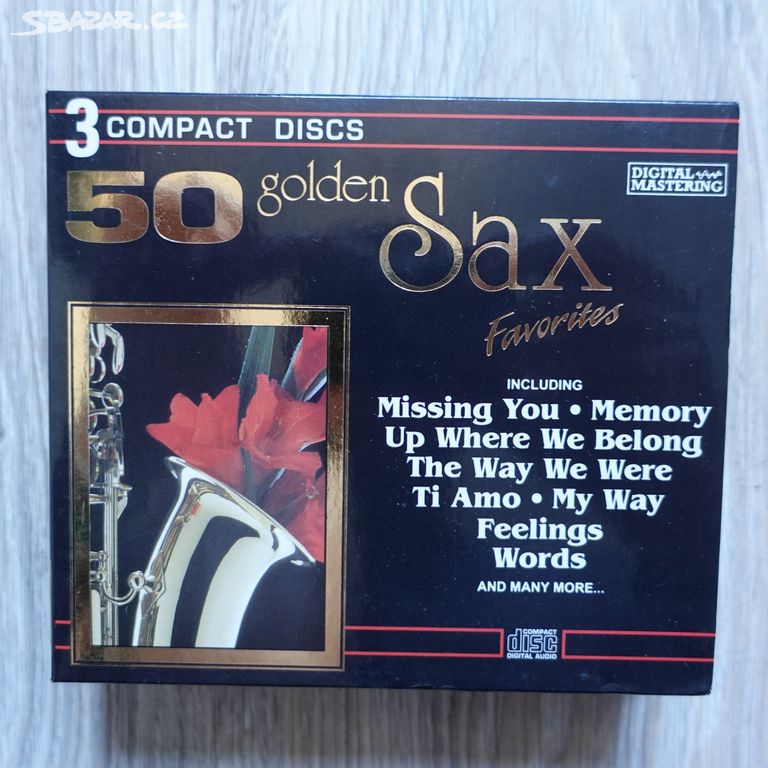 CD - 50 Golden Sax Favorites - 3CD disc