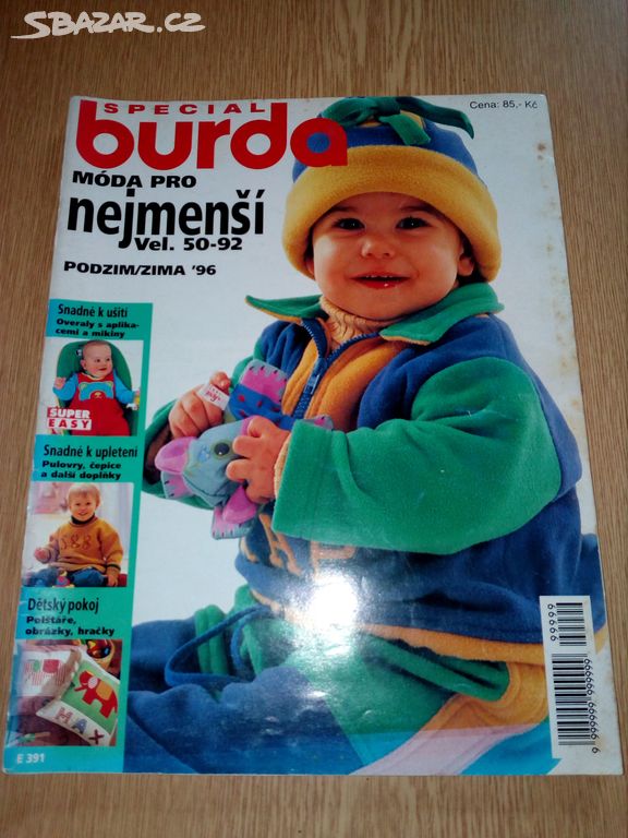 Burda - móda pro nejmenší podzim/zima 96