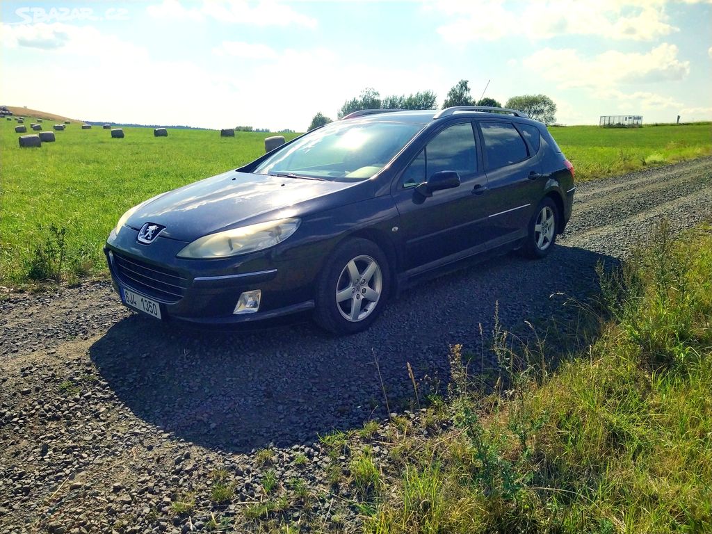 Peugeot 407 sw, 1.8 benzín, tažné, platná STK 2005