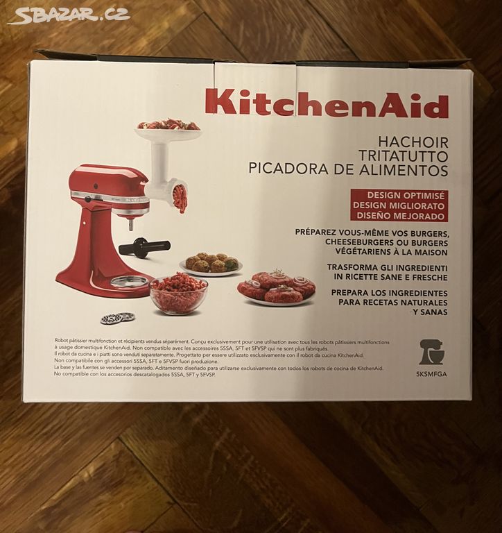 Mlýnek na maso k robotům KitchenAid 5KSMFGA nový