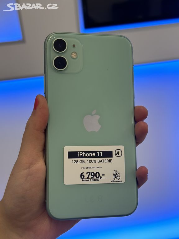 iPhone 11 - 128 GB - 100 % baterie