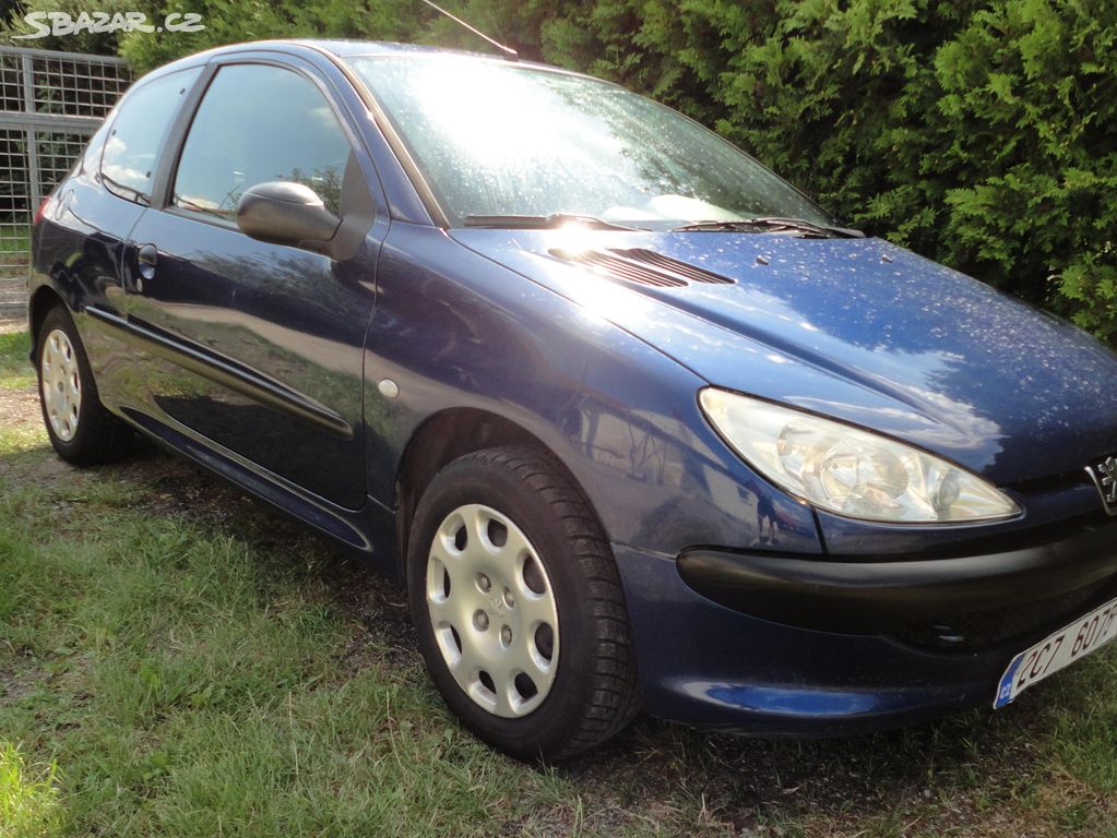 Peugeot 206 1.2i 44kw rok 2004 STK 04/2025 Euro3