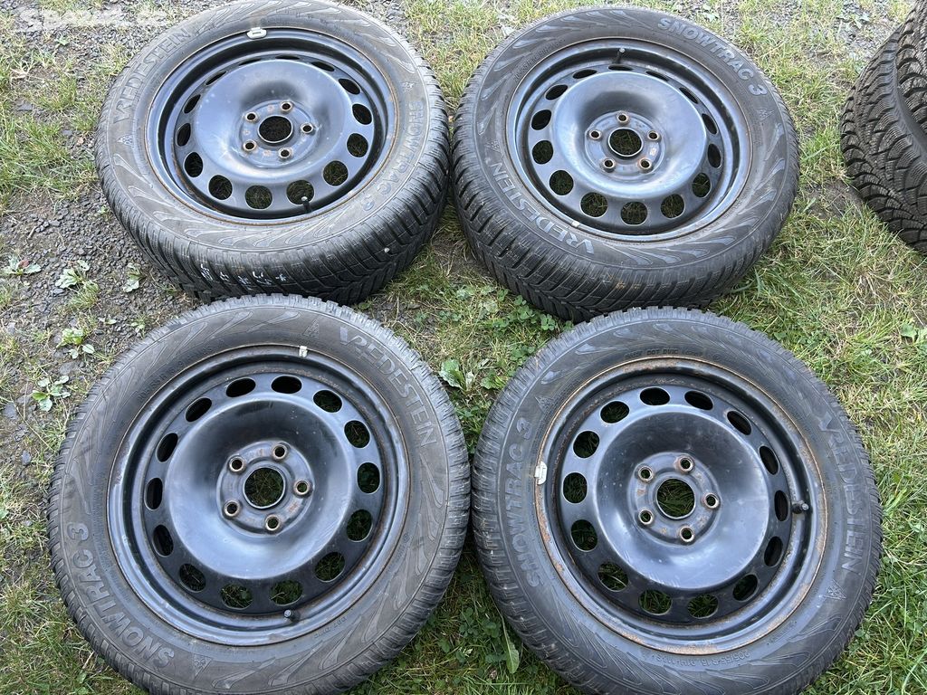 4 ks plechových disků VW, Škoda, Audi 16" 5x112