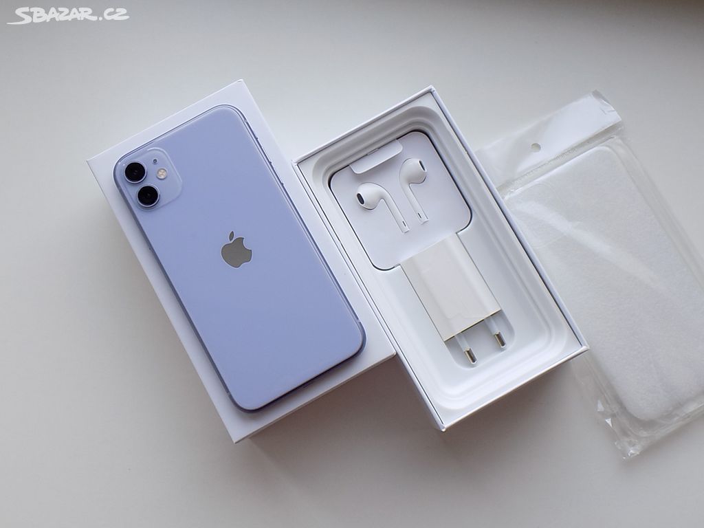 APPLE iPhone 11 128GB Purple - ZÁRUKA - 100% BAT.