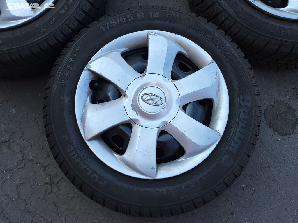 Pěkná zimní kola 14" 4x100 Hyundai Getz, Atos