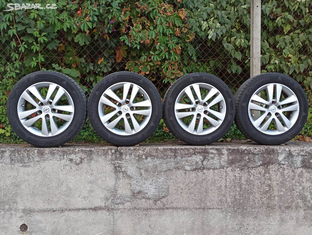 LETNÍ ALU 16"- OPEL ZAFIRA B, ASTRA H - 205/55 r16