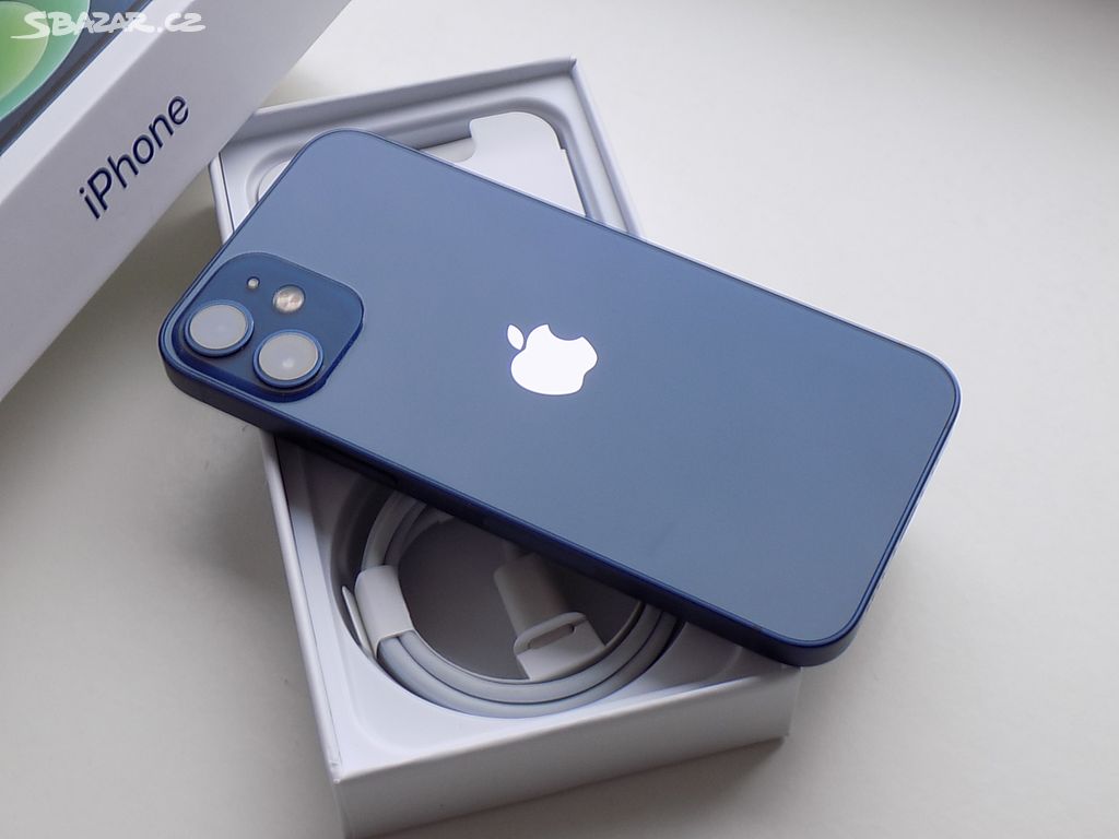 APPLE iPhone 12 mini 64GB Blue - ZÁRUKA 12 MĚSÍCŮ