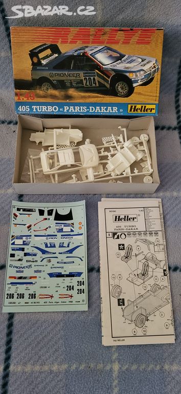 HELLER 1/43 80190 PEUGEOT 405 TURBO PARIS-DAKAR