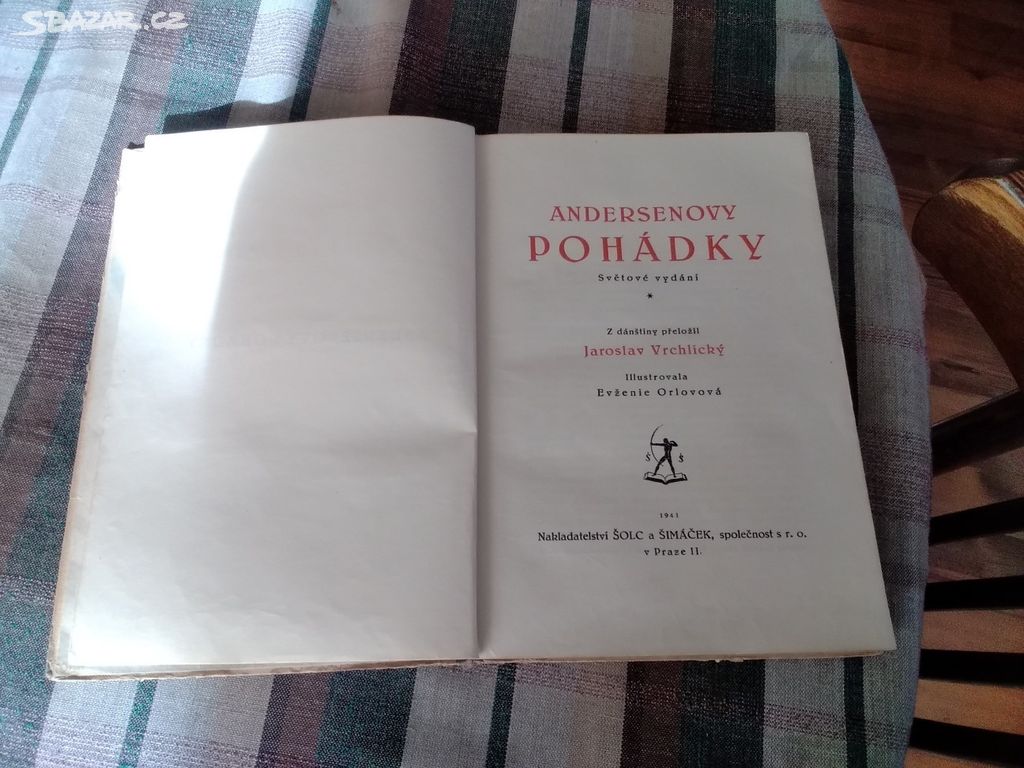 Andersenovy pohádky - staré tisky