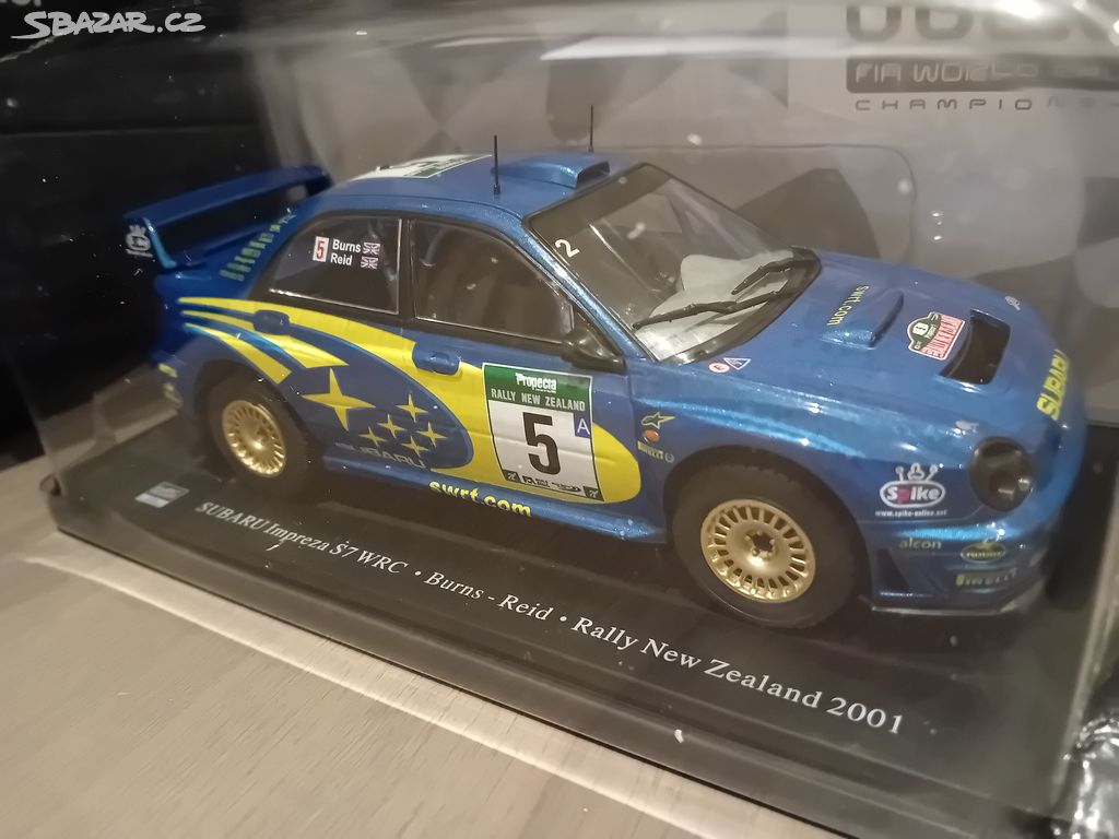 Subaru Impreza S7 #5 Burns - 2001 1:24 Altaya