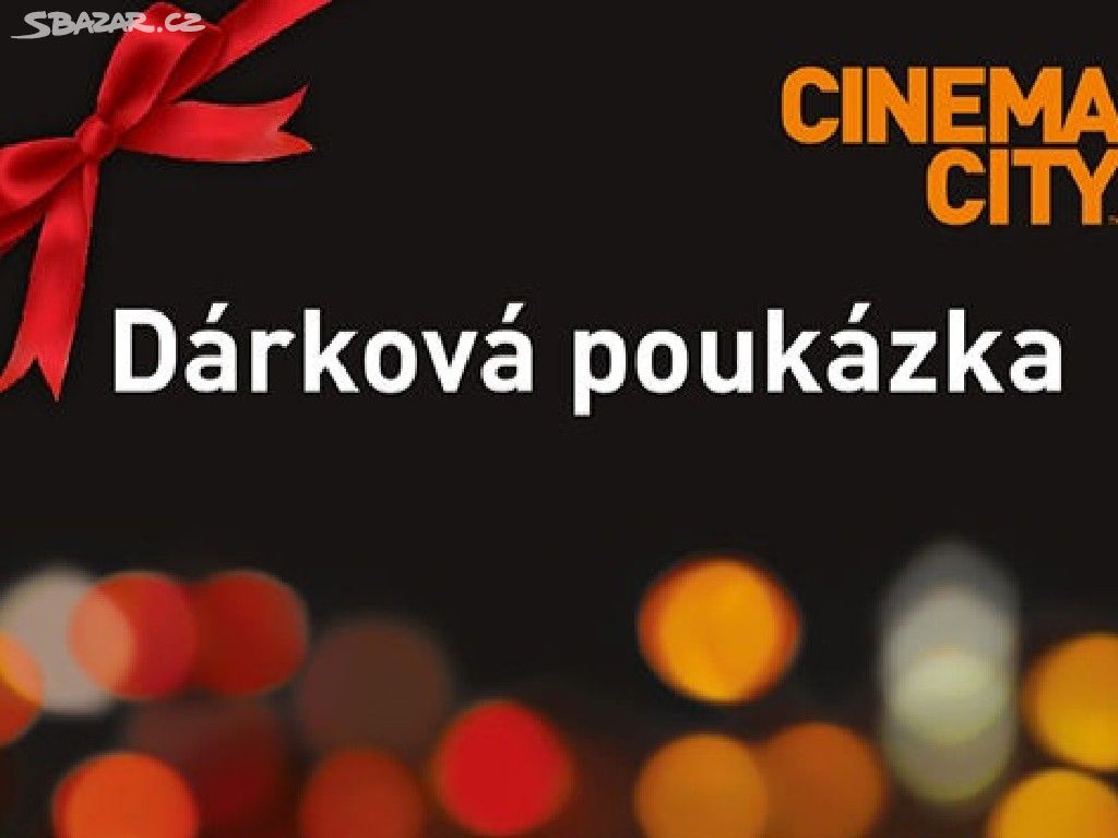 Voucher na film Cinema City 2D/3D/IMAX/4DX