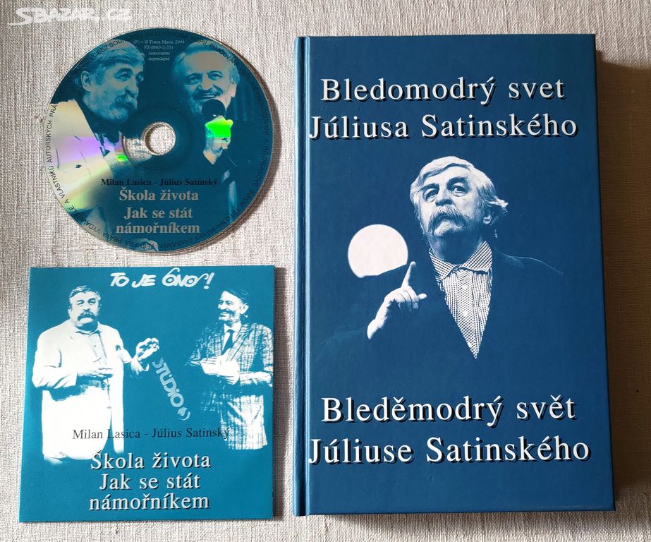 Bleděmodrý svět Júliose Satinského - kniha a CD