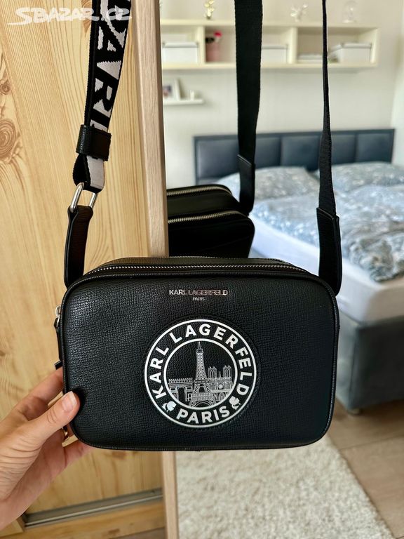 ČERNÁ CROSSBODY KABELKA KARL LAGERFELD