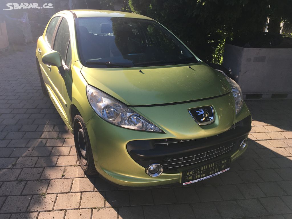 Veškeré ND na Peugeot 207 1.4 16V 70kW barva KARC