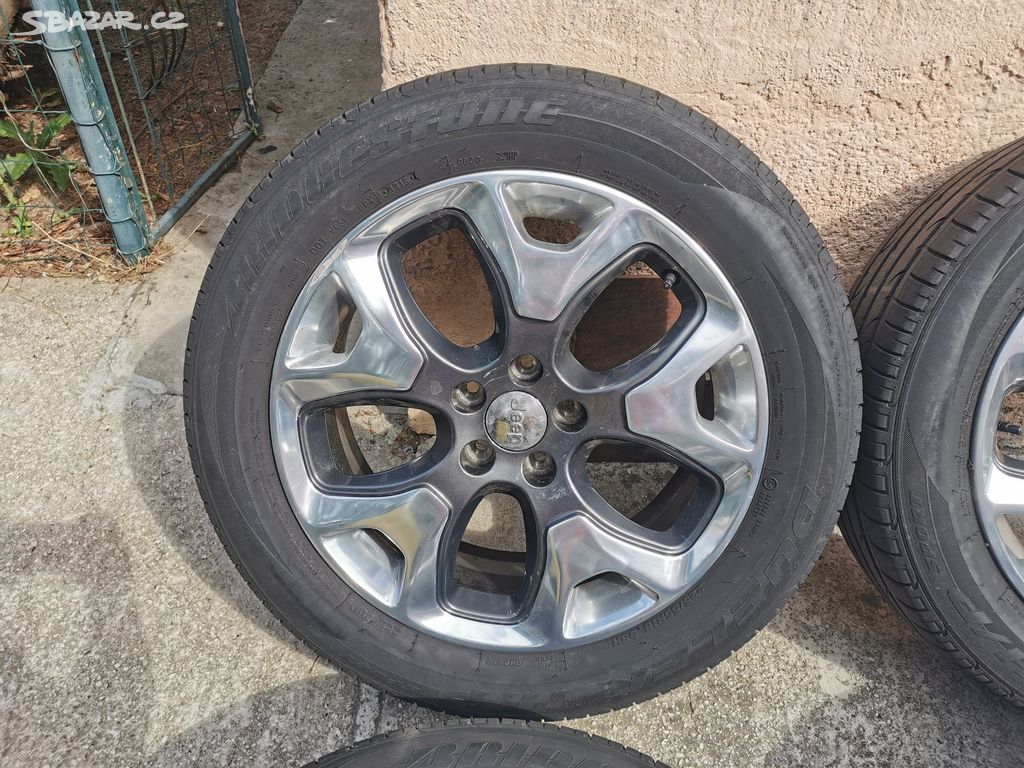 Jeep Compass - originál 18" alu s letnými pneu