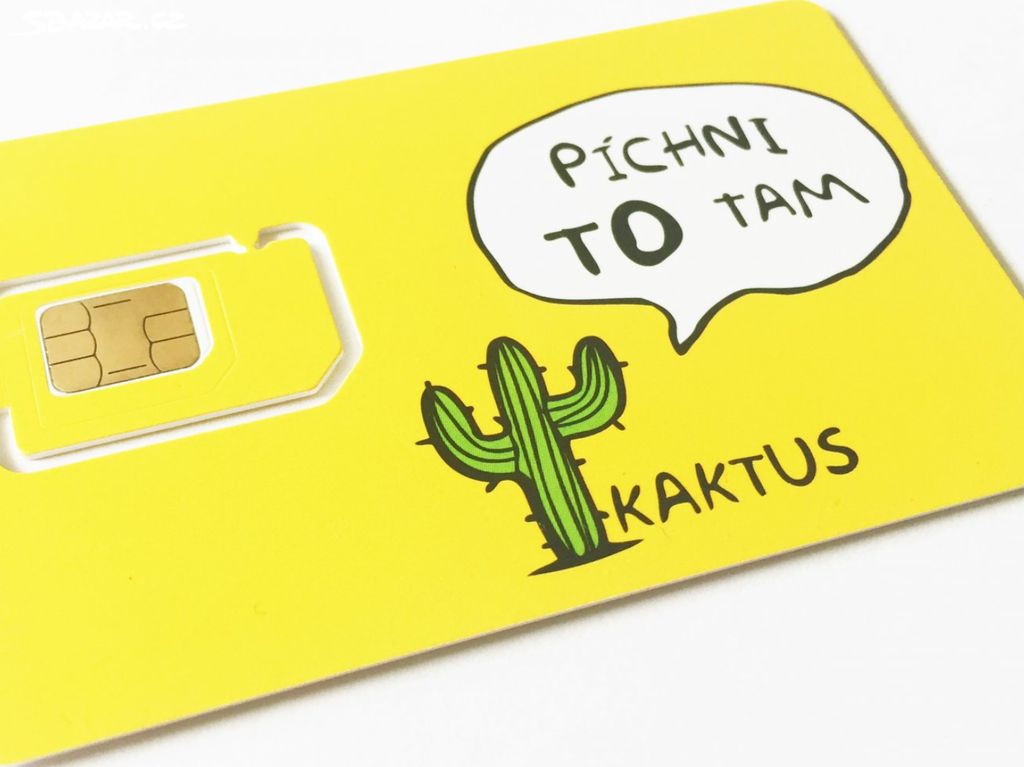 SIM Karta KAKTUS virtualni operator T Mobile