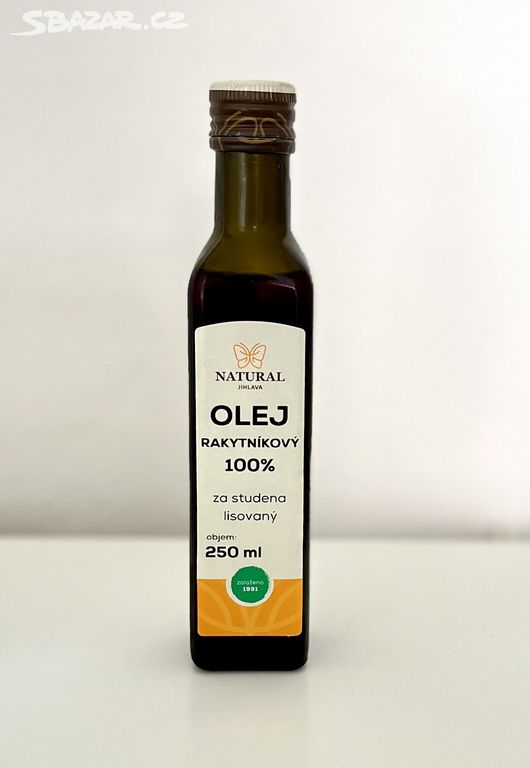 Rakytníkový olej Natural 100%, 250 ml